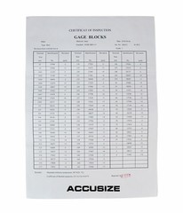 81 Pcs Steel Gage Block Set, Grade 1, #P900-S582