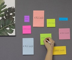 Colorful 1.5×2 Inch Sticky Notes – 24 Pads, Perfect for Office, Home, & School