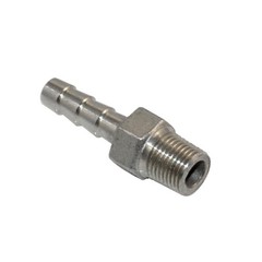 MALE NPT Thread Pipe Fitting to Barb Hose Tail End Connector Stainless Steel 304