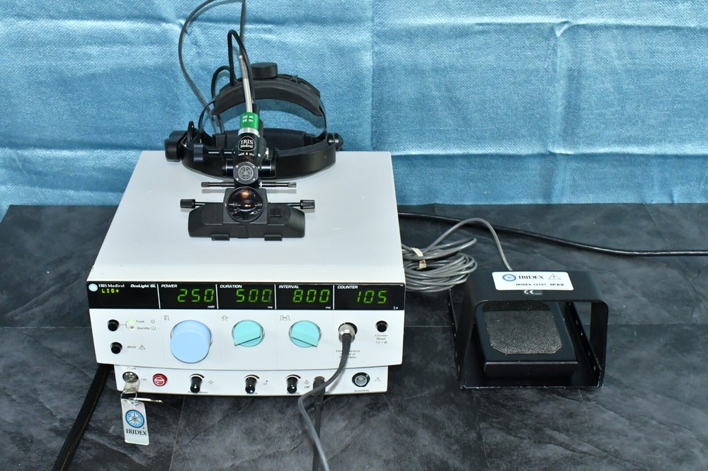 Iridex GL with LIO Plus Laser indirect ophthalmoscope and case