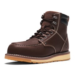 NINGO Men’s Steel/Soft Toe Work Boots Waterproof Leather Industrial Safety Boots