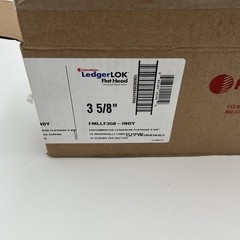NEW!! 75 Pack FastenMaster 3-5/8 inch LedgerLOK Flat Head Ledger Board Screws