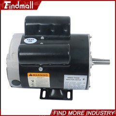 Findmall Electric Motor 3HP SPL 3450RPM 56 Frame 1Phase 115-230Volt