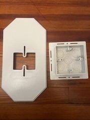 Box Of 10 Arlington 8091FDBL Plastic Wall/Vertical Mount All Siding Box Kit NIB