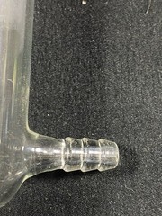 SYNTHWARE Glass 180mm 19/22 Taper Joint Distillation Liebig Condenser