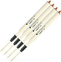 4 Pack- Monteverde L13 Soft Roll Ballpoint Refill Brown Medium Tip 0.7mm