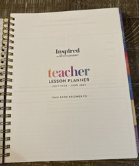 Inspired By Erin Condren Teacher Lesson Planner 12 Months-Brand New-SHIPS N 24HR