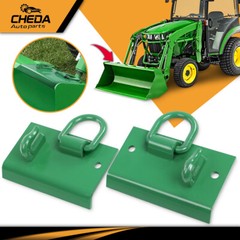 2Pcs Bolt on Grab Hooks D Rings For John Deere Compact Tractor 1025R 2032R 3320