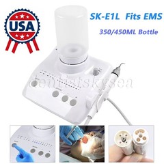 LED Dental Ultrasonic Scaler Handpiece 2*Bottles Fit EMS Cavitron USPS