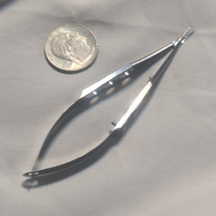 Katena Microsurgical Scissors Curved Sharp/Sharp Ophthalmology K4-5111
