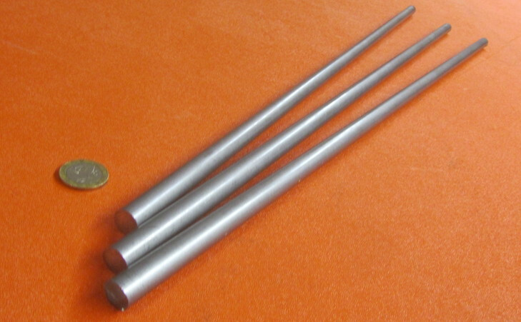1045 Steel Rod (.500″) – 1/2″ Diameter x 2 Foot Length, 3 Units