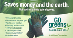 GO Greens® Coated Bamboo Gloves