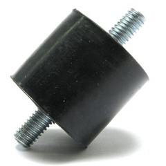 Shock Absorbing Rubber Isolation Mount, 6mm x 12mm, 4pc lot