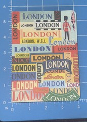 Cavallini LONDON -Page 5.5” X 4” Notebook Journal Blank 40 Pages