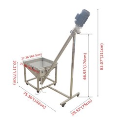 Automatic Spring Feeding Feeder Screw Conveying Inclined Feeding Machine 220V