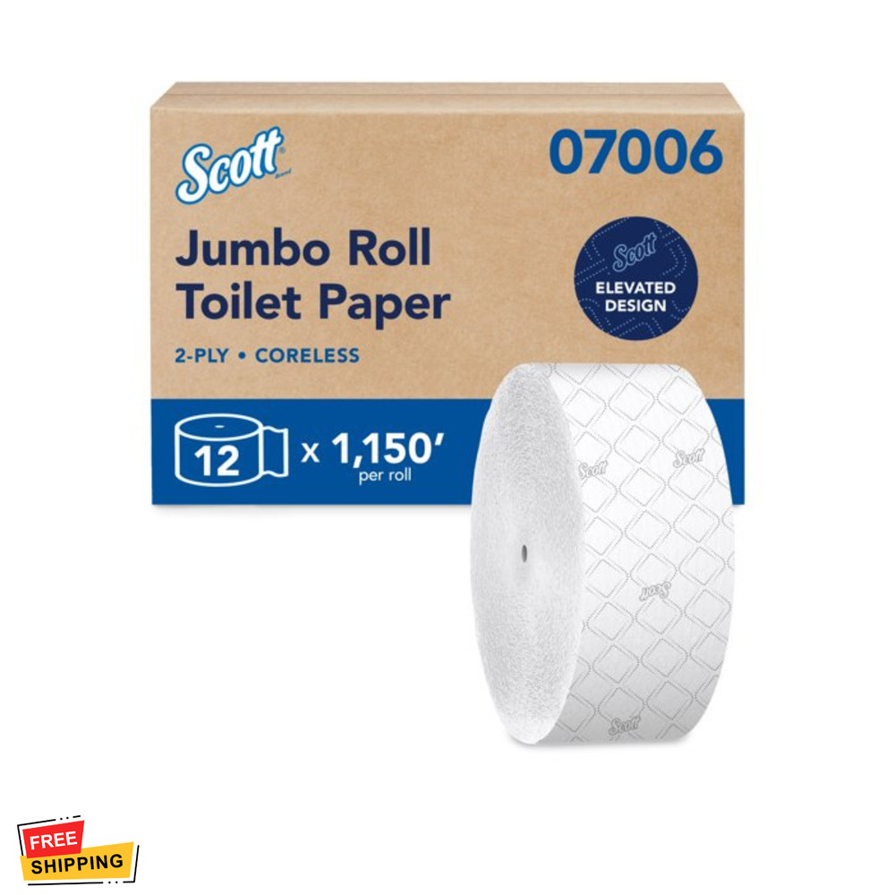 Scott Professional Coreless Jumbo Roll High Capacity Toilet Paper