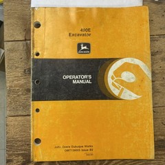 John Deere 490E Excavator Owners Operators Manual – OMT138805