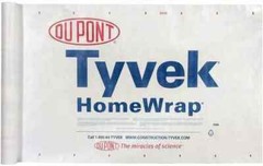 3 X 7 ft. DuPont Tyvek House Home Wrap Sheet ~ Moisture Barrier –