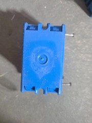 1 Gang New Work Electrical Switch Outlet Box 3.44″ Deep 23 cu in ETL Blue