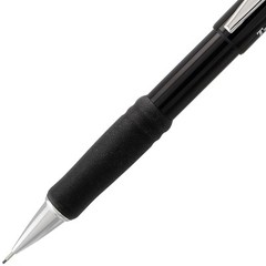Pentel Twist-Erase III Mechanical Pencil, 0.7mm, Black Barrel, 12 Pack