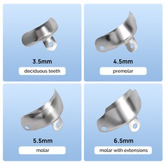 Dental Matrix Bands Deciduous/Premolar/Molar Sectional Contoured Matrices 50pcs