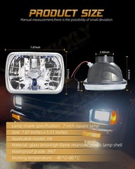 5×7 7×6 LED Headlights Offroad High Low Beam DOT Ford E150 E250 E350 Super Duty