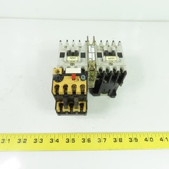 Allen-Bradley 104-A09ND3 9A 3-Pole Reversing Motor Starter 120V Coil 1.5-2.3A