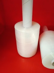(2)Rolls Shrink Wrap Stretch Film w/Handle- 5″x1000′- 125mmx300m-80 Gauge- Clear