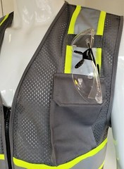 FX Two Tone High Visibility Reflective Gray Safety Vest