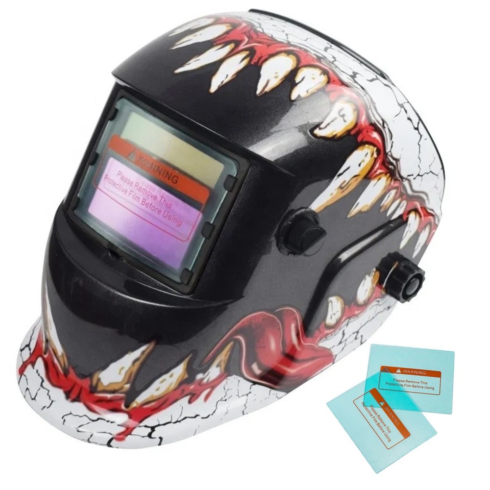 Auto Welders Darkening Helmet Welding Mask Solar Powered ARC TIG MIG Grinding