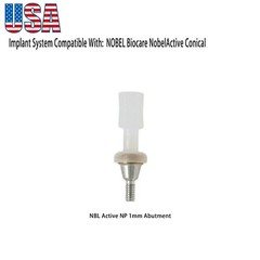 US Implant Locator Abutments Fits Nobel Active Male Caps Dental NP RP 1.0-5mm