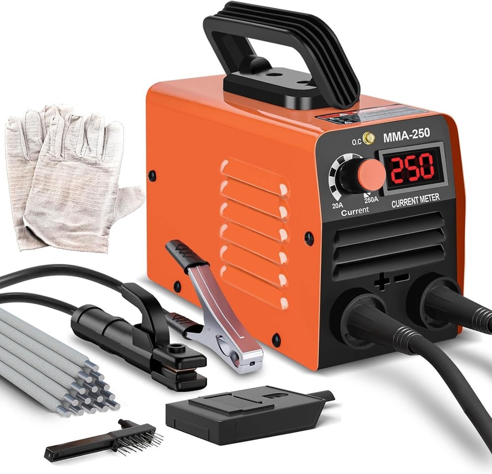 Soldadora Electrica Portatil Inversor 250A 110v / 220v Maquina De Soldar MMA ARC
