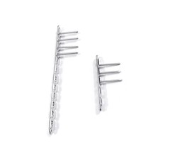 2.0mm LCP Plates (Lot of 8 pcs) & Screws (50 pcs) Veterinary Surgical Instrument