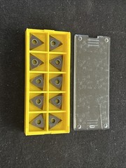 Qty. 10, AGI, VR/Wesson TNMA32NV DASK10, Carbide Stand Up Threading Inserts. USA