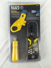 Klein Tools Coax Cable Installation Kit VDV026-212 Cut Strip and Crimp