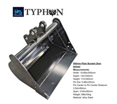 NEW Plain Trenching Bucket 500mm (19″) Mini Excavator Attachments FREE SHIPPING
