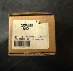 MCDONNELL & MILLER 110000 1/2″ NPT Low Water Cut-off Alarm Switch Model 2 NEW