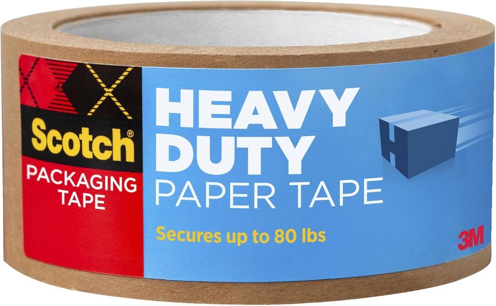 Box Lock Paper Packing Tape Kraft Brown Extreme Grip Kraft Paper Tape That