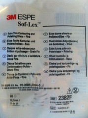 3M Sof-Lex soflex Discs Pack of 85 Orange Series 2382F Fine 1/2″ 12.7 mm Dental