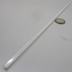Nylon 6/6 Natural Tint Hex Rod 3/16″ (.188″) Hex x 12″ Length