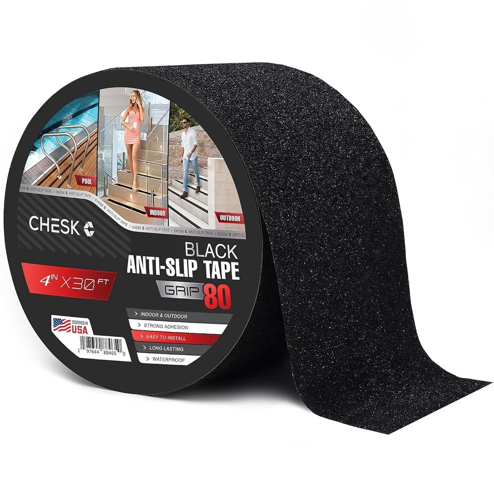 Anti Slip Traction Tape 4″ x 30″ Waterproof Grip Tape for Outdoor/Indoor