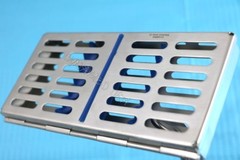 NEW 5 DENTAL AUTOCLAVE STERILIZATION CASSETTE RACK BOX TRAY FOR 7 INSTRUMENTS