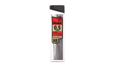 Pentel Super Hi-Polymer Refills, 0.5 mm Fine, HB, 180 Pieces of Lead-C25BPHB6