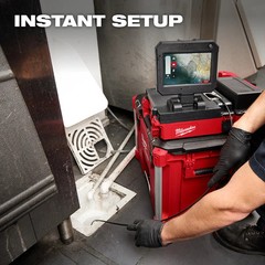 Milwaukee 3154-20 M12 12V 75′ Drain Camera w/ PACKOUT Compatibility – Bare Tool