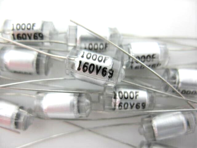 10 Pcs – 1000pf / .001uF @ 160V (1% TOL) FILM/FOIL (AUDIO) POLYSTYRENE CAPACITOR