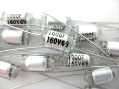 10 Pcs – 1000pf / .001uF @ 160V (1% TOL) FILM/FOIL (AUDIO) POLYSTYRENE CAPACITOR