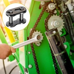 5 Pack #50 Roller Chain Connecting Links Heavy Duty Carbon St Size: 5 Pack #50