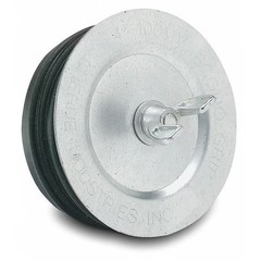 Econ-O-Grip End of Pipe Plug W/ Wing Nut Head, For 5 in Pipe, 3.55 in H, Natural