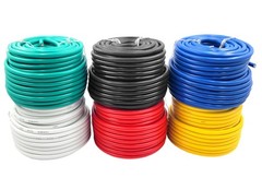 12 Gauge AWG Primary Wire 300 feet 50 ft per Color Red Black Blue Yellow Gree…