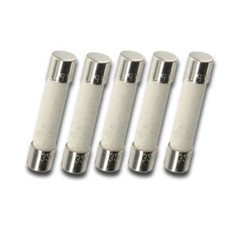 Pack of 5, ABC 5A 125v/250v Fast Blow Ceramic Fuse, 6x30mm, F5A 5 amp (1/4 inch